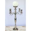 Candelabra 4 arms candle holder with flower bowl