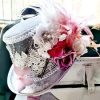 Hats Vintage and Steam Punk - White and Pink