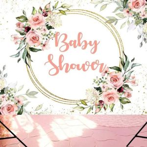 Back drop Pink Baby shower