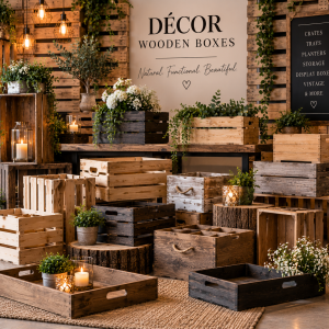Wood boxes